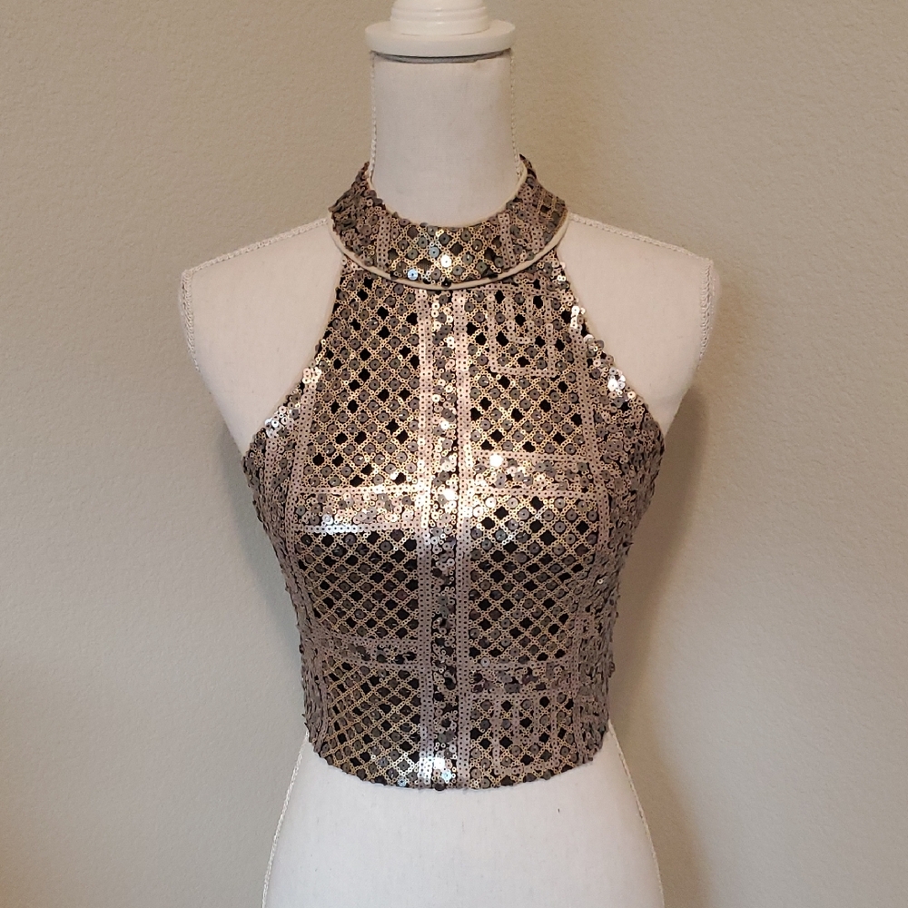 Windsor Cream Halter Top